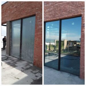 ვიტრაჟების წმენდა